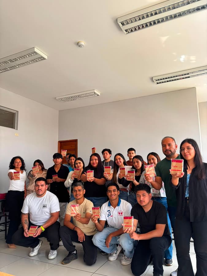 Equipo de VPLAT Perú en una capacitación